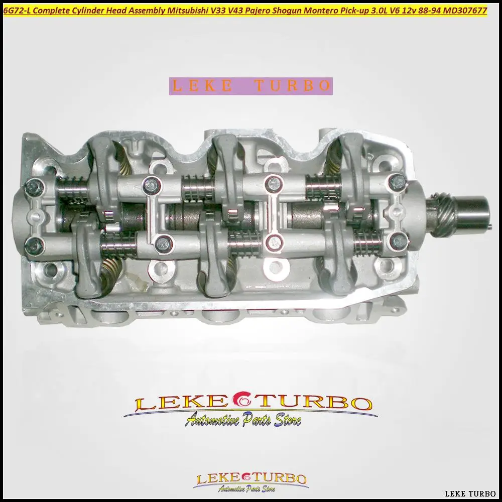 6G72 головки цилиндров в полной сборке сборе для Mitsubishi V33 V43 Pajero Shogun Montero Pick up 3.0L V6 12v