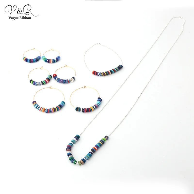 DIY ювелирные изделия ручной работы обруч серьги ожерелье браслет набор с много