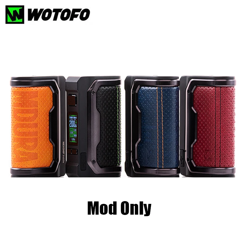 Original Wotofo MDura Kit 200W Box MOD Vape 3.5ml nexMini Sub Tank D43 Clapton Mesh Coil Electronic Cigarette Vaporizer Pod | Электроника