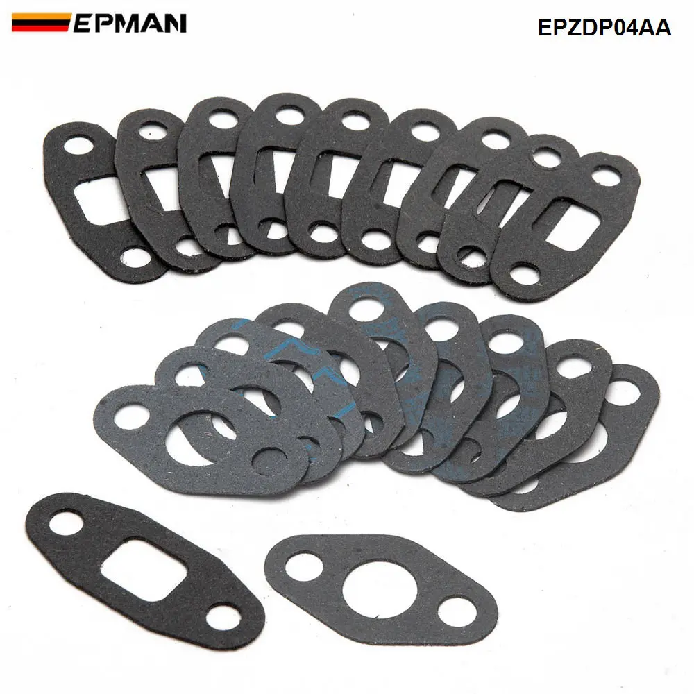 

10Pair/Lot Turbo Gaskets T3 T4 Turbine Oil Drain Gaskets EPZDP04AA