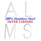 5 шт., разъемы для ожерелий с буквами