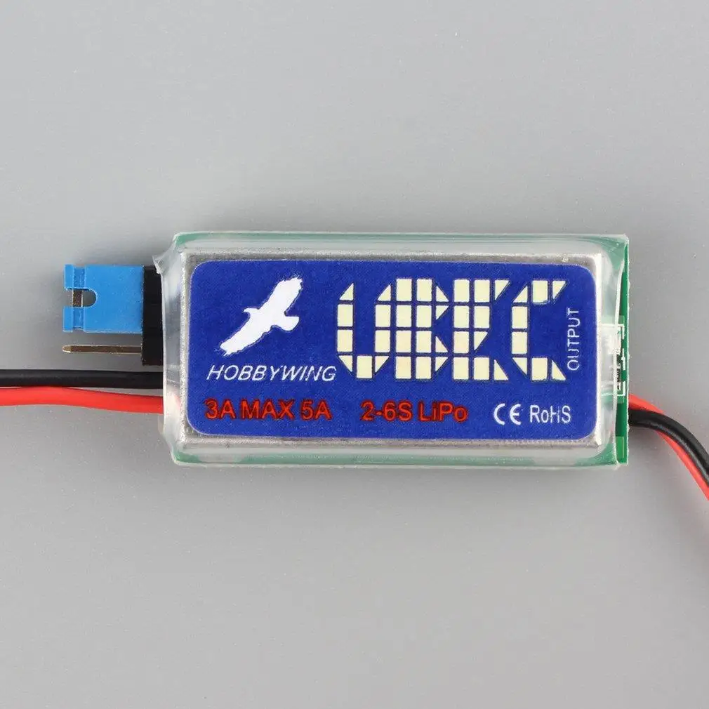 2/5 шт. 5 В/6 в HOBBYWING RC UBEC 3A Max 5A самый низкий уровень шума RF BEC полный экранирующий