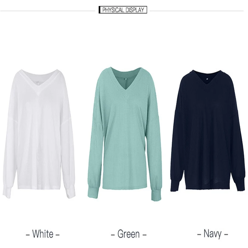 Autumn fashion tops large size women's 5XL 6XL 7XL 8XL 9XL sexy deep V-neck long-sleeved bust 138CM