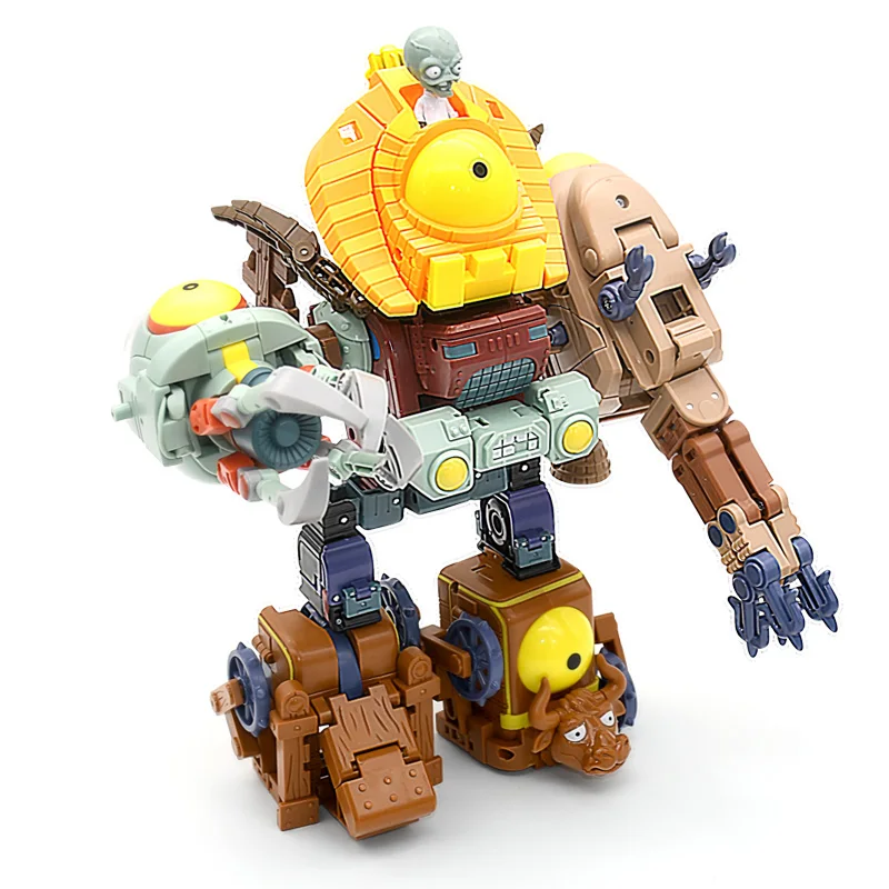 5 в 1 сборочные деформационные Игрушки для мальчиков босс робот кукла PVZ зомби