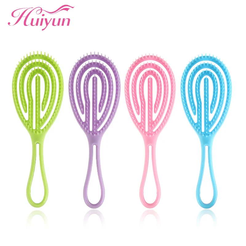 

Расческа для волос Huiyun, Массажная щетка для головы, влажная, сухая, вьющаяся