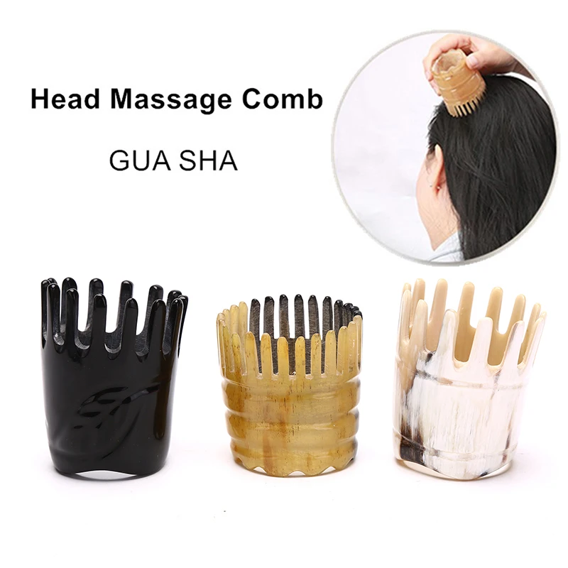 

Head Massage Comb Scraping Head Guasha Board Anti-hair loss Treatment Meridian 1 Pcs