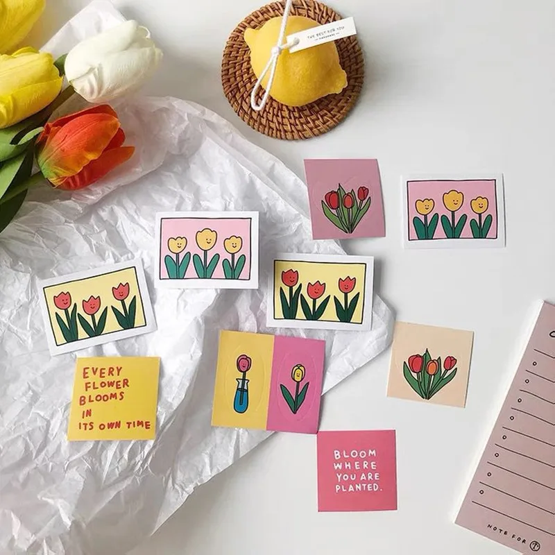 

Фотоальбом «тюльпан», фотоальбом «сделай сам», декоративный аксессуар, 1 комплект/12 штук