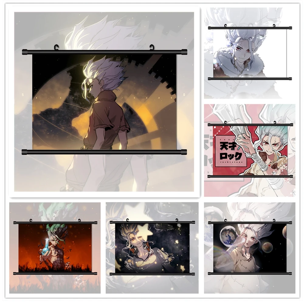 

Dr. STONE Ishigami Senkuu Anime Manga HD Print Wall Poster Scroll