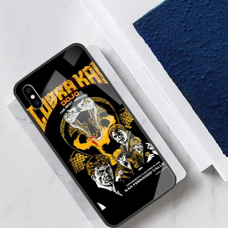 

Cobra Kai TV Series Phone Case For IPhone 12 Case Tempered Glass Clear Cases For Apple iPhone 11 XR 7 8 Plus X XS Max