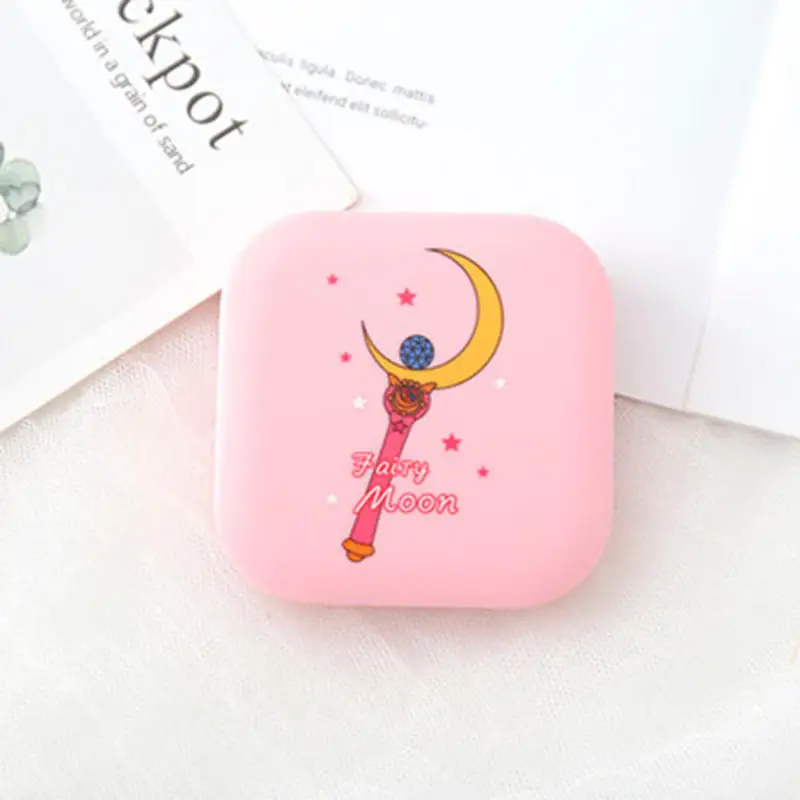 Милый Дорожный Чехол для контактных линз унисекс с мультяшным рисунком