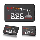Умные датчики HUD OBD2, дисплей на лобовом стекле, отображение оборотов в минуту, сигнализация, цифровой автомобильный измеритель скорости, аксессуары для электроники
