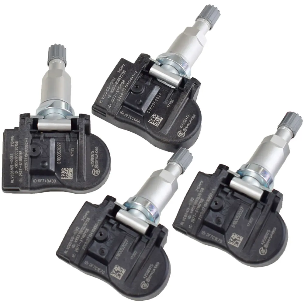 4 шт. 315 МГц датчик контроля давления в шинах TPMS для Mitsubishi Mirage 2013- I-Miev Outlander 4250B975 автомобильные аксессуары