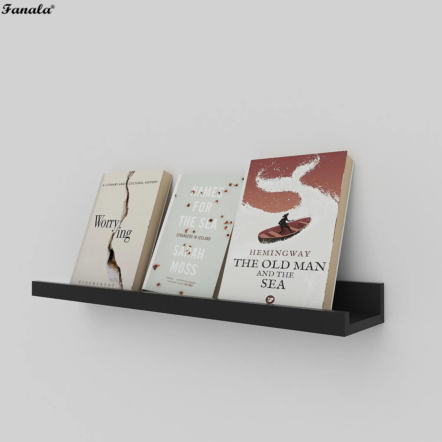 Современный Дизайн Плавающая картина дисплей карниз Полочка с настенным