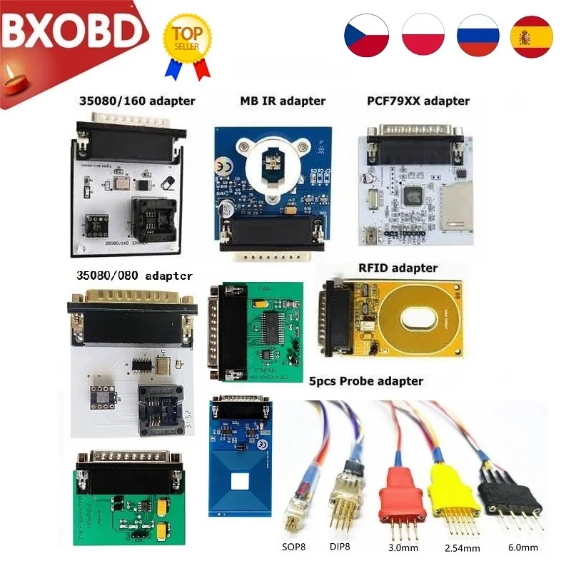 35080 080/160 адаптер с датчиками для IPROG + iPROG RFID Pro программатора MB ИК Iprog PCF79XX| |
