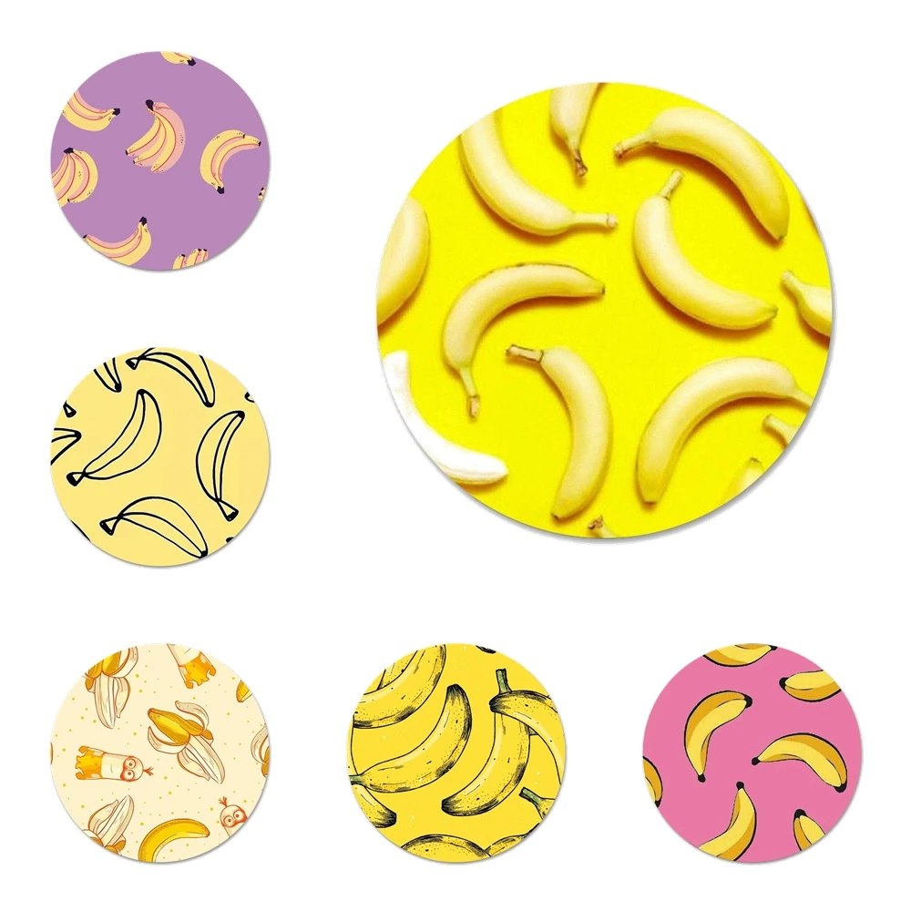 Банан значок на булавке декоративные Броши Металлические Значки для одежды