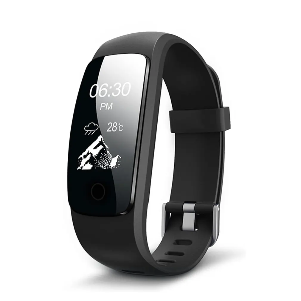 

Smart Wristband Bracelet Waterproof Heart Rate Monitor Fitness Tracker Touch Screen for Android for iOS Smartband