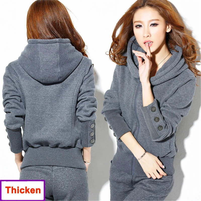 

Women two piece set Tracksuit Sports Long Sleeve Sweatshirts Joggers Suits Running Set Workout Gym Spring Sportswear