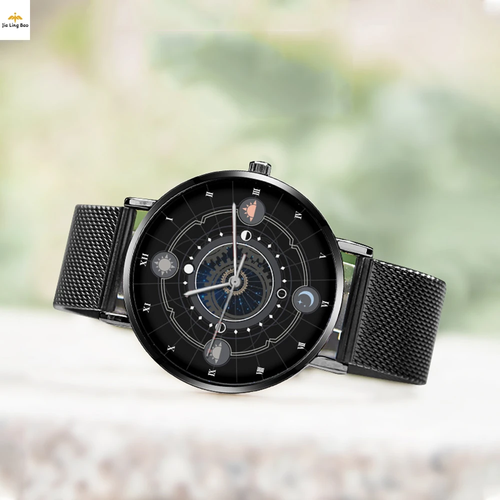 

Genshin Impact Anime Paimon Figure Waterproof Quartz Watches Cosplay Accessories Student Table Children Collect Gifts