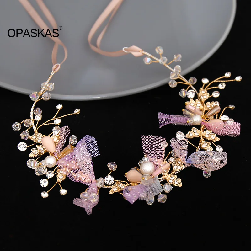 

Women's Headband Colorful Crystal Braided Hair Accessories Suitable for Daily Party Weddings PT