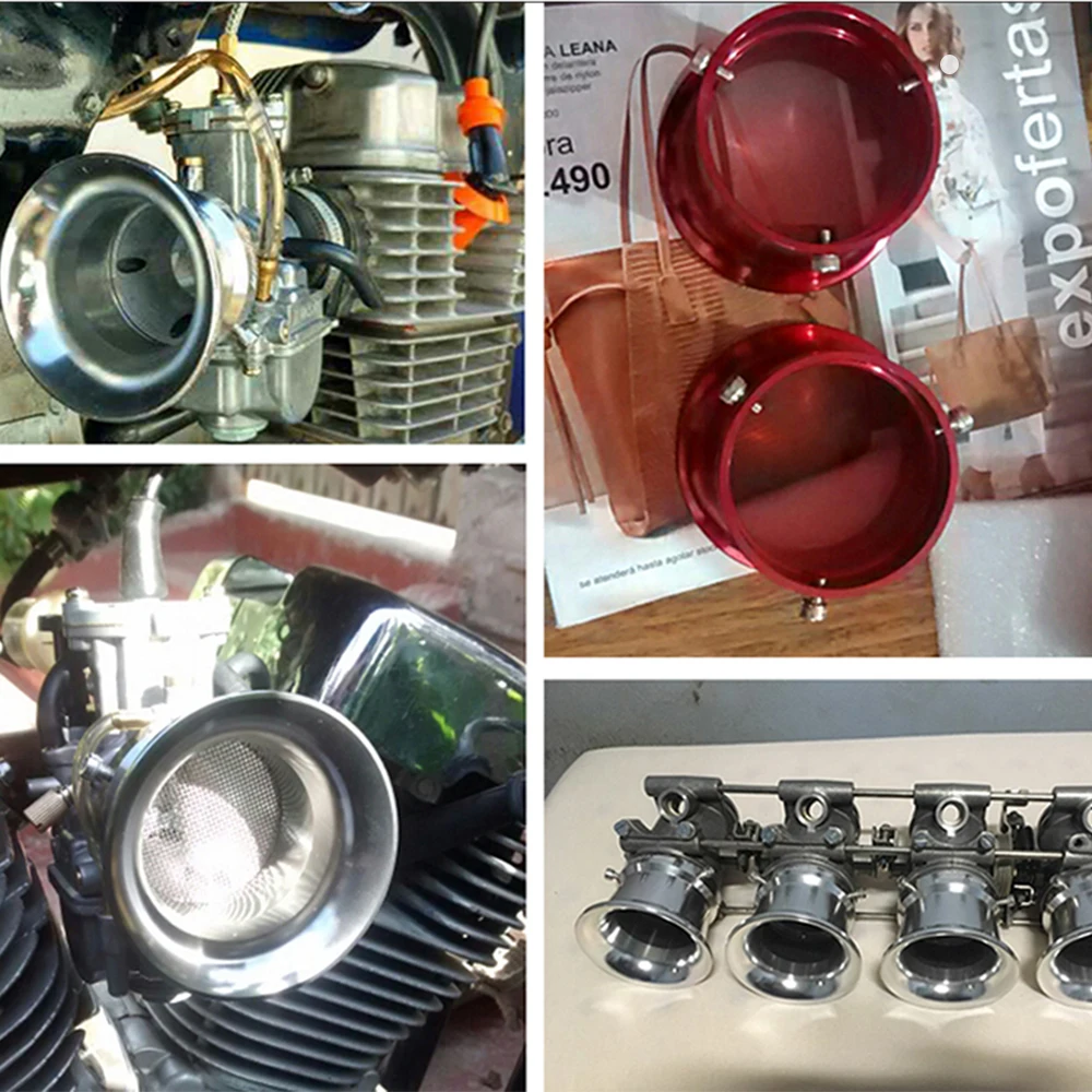 

Alconstar Racing 50mm Motorcycle Carburetor Air Filter Cup Wind Cup For PWK 21 24 26 28 30 PE 28 30 Refit Motorcross Cafe Racer