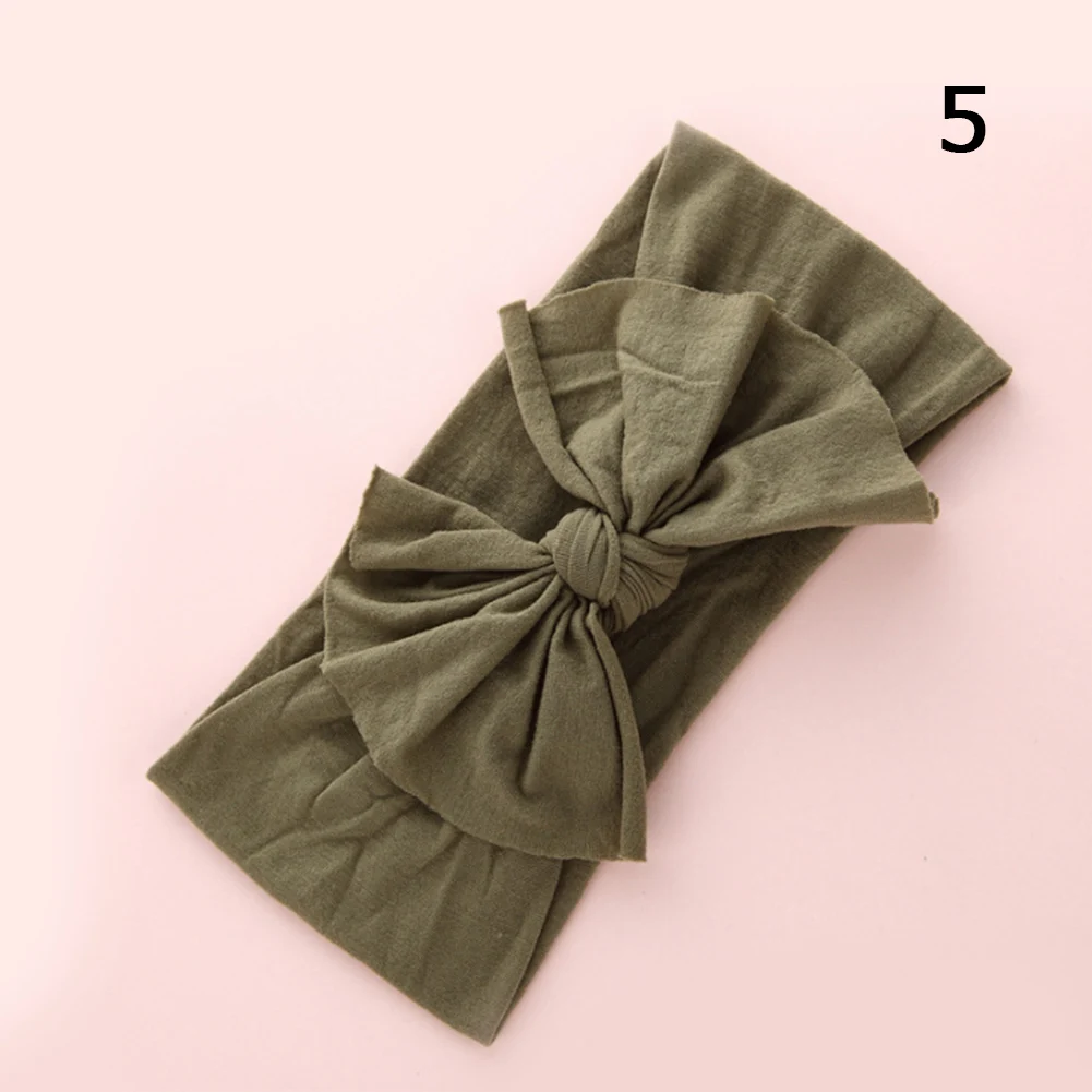 28 цветов Детская повязка на голову тюрбан завязанные волосы для маленьких