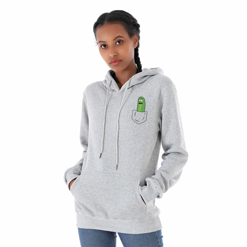 

Korean Version Hoodies Women Sweatshirt Female Pullover Long Sleeve Personality Pocket Print Hooded Sweatshirt Casual Sportswear