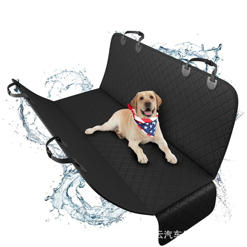 

2021 Car dog pad dirt proof waterproof car pet back pad orange edge dog car pad car back pet pad