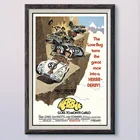 N153 HERBIE Винтаж, классическое кино ткань HD постер художественный подарок для украшения дома