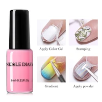 nicole diary peel off liquid tape odor free nail edge skin care liquid nail art gel latex edge protection easy removing tool