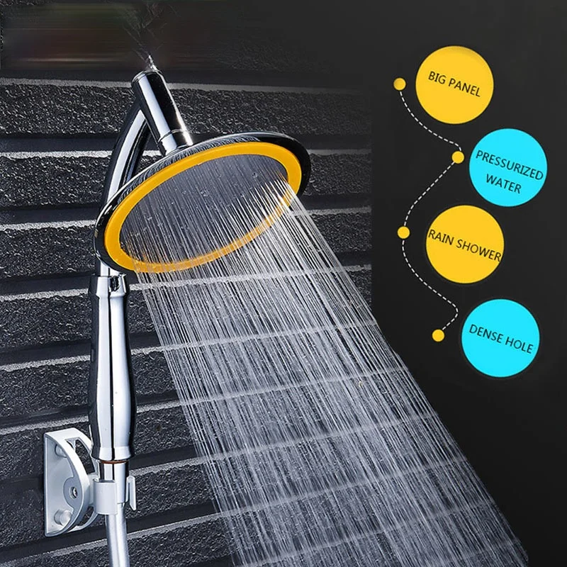 

Rain Handheld Shower Big 6 Inch High Pressure Bathroom Rainfall Shower SPA Shower HeadShower HeadWater Saving
