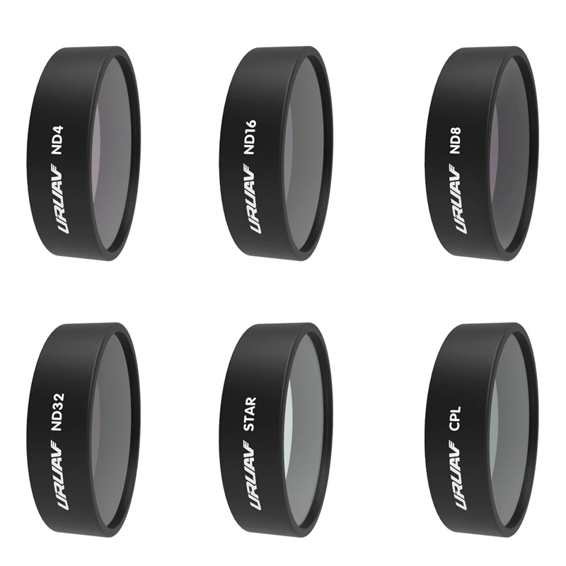 URUAV ND4/ND8/ND16/ND32/CPL/STAR/UV фильтр для объектива камеры FIMI X8 SE HD 4K|Детали и аксессуары| |