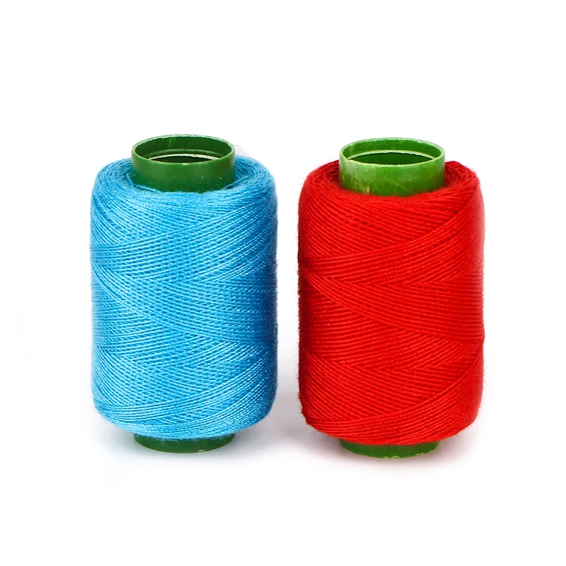 300 м/рулон высокопрочная хлопковая машинная вышивка швейные нитки для ручного