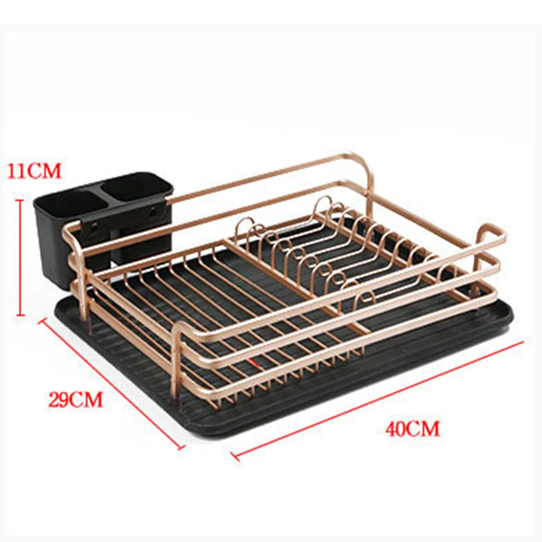 Компактный алюминиевый держатель для посуды подставка сливной доски кухни