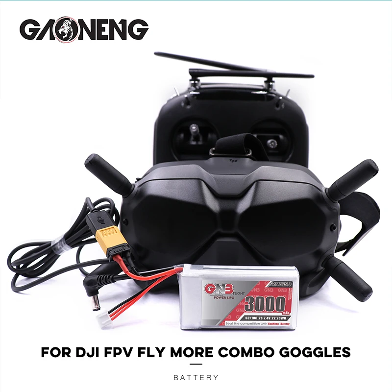 Gaoneng GNB 2S 3000 мАч 5C FPV очки Липо Индикатор заряда батареи для Fatshark Aomway Доминатор Skyzone
