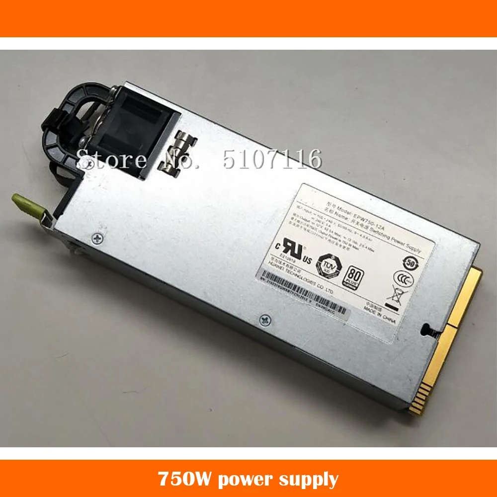 Original For RH2485 RH2288H RH1288 RH5885V3 EPW750-12A 750W Power Supply Will Fully Test Before Shipping