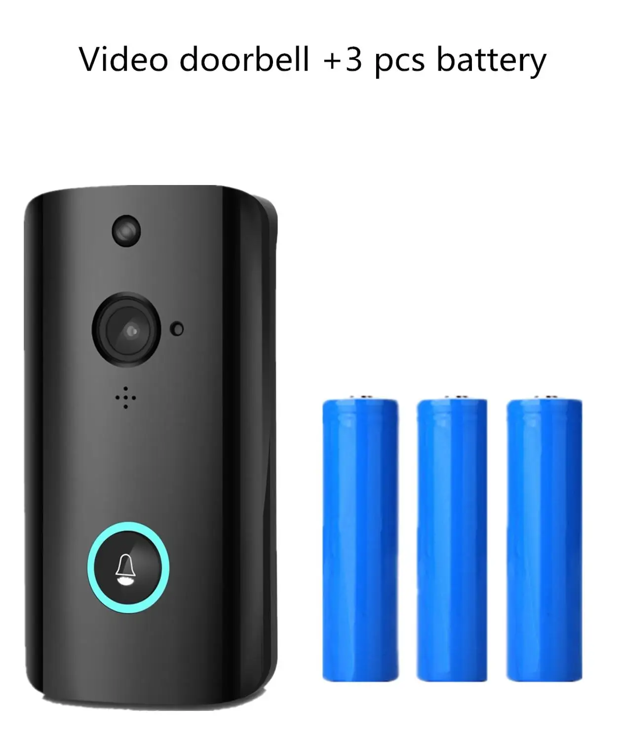 Option 3 Vikewe M9 видео дверной звонок умный беспроводной WiFi дверной звонок для безопасности визуальная запись домашний монитор ночное видение домофон дверной телефон - Название цвета: Option 3