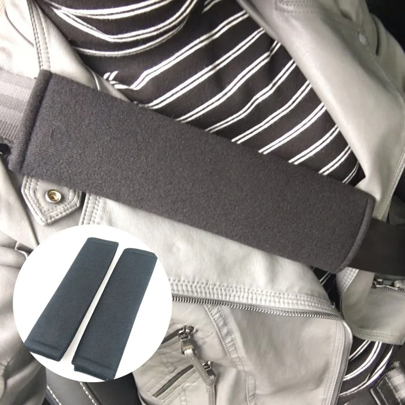 2 накладки на ремень безопасности мягкая бархатная Наплечная Накладка для