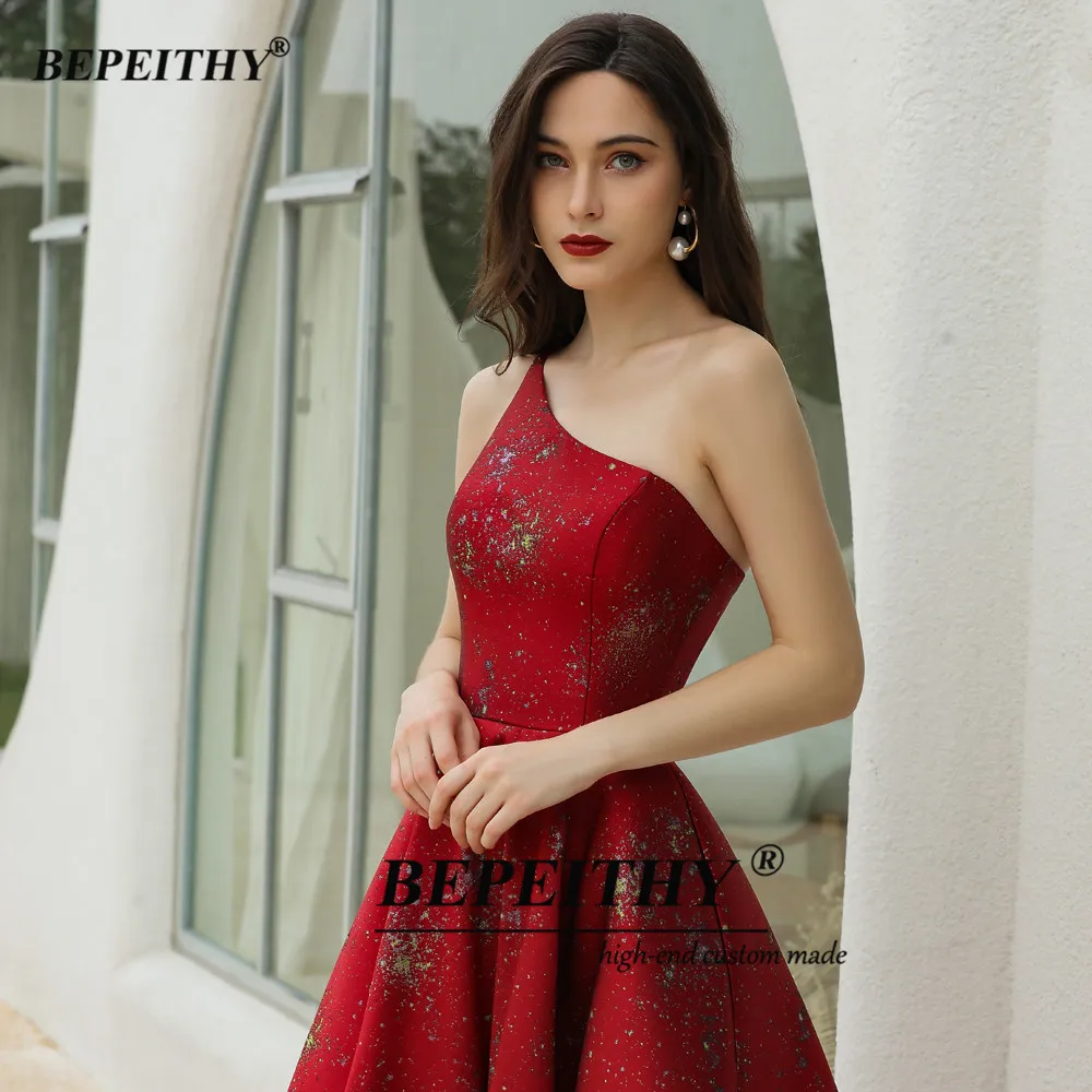 

BEPEITHY Burgundy A-Line Evening Dress Long Party For Women Elegant Floor Length Sleeveless Prom Dresses Formal Gown New