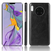 litchi patter retro pu leather case for huawei mate 30