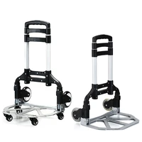 household trolley cart portable folding trolley trolley luggage cart trailer shopping grocery cart trolley pull cargo truck