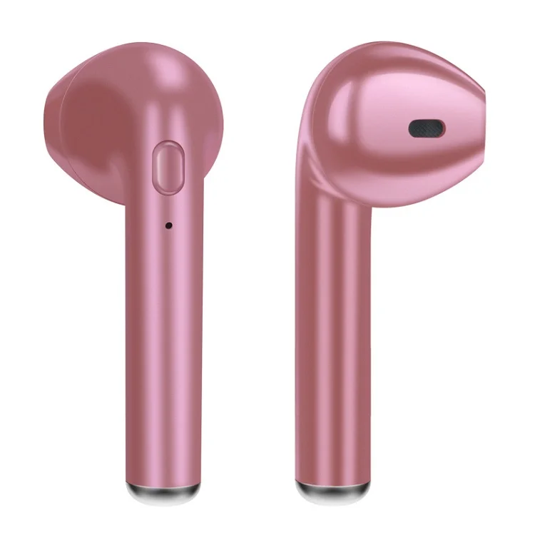 Binaural Rose Bluetooth наушники с микрофоном зарядки стручки i7s наушники-вкладыши tws с воздушный Беспроводной Наушники гарнитуры наушники стерео наушники-вкладыши Наушники для ios Android телефон громкой связи - Цвет: Binaural Rose