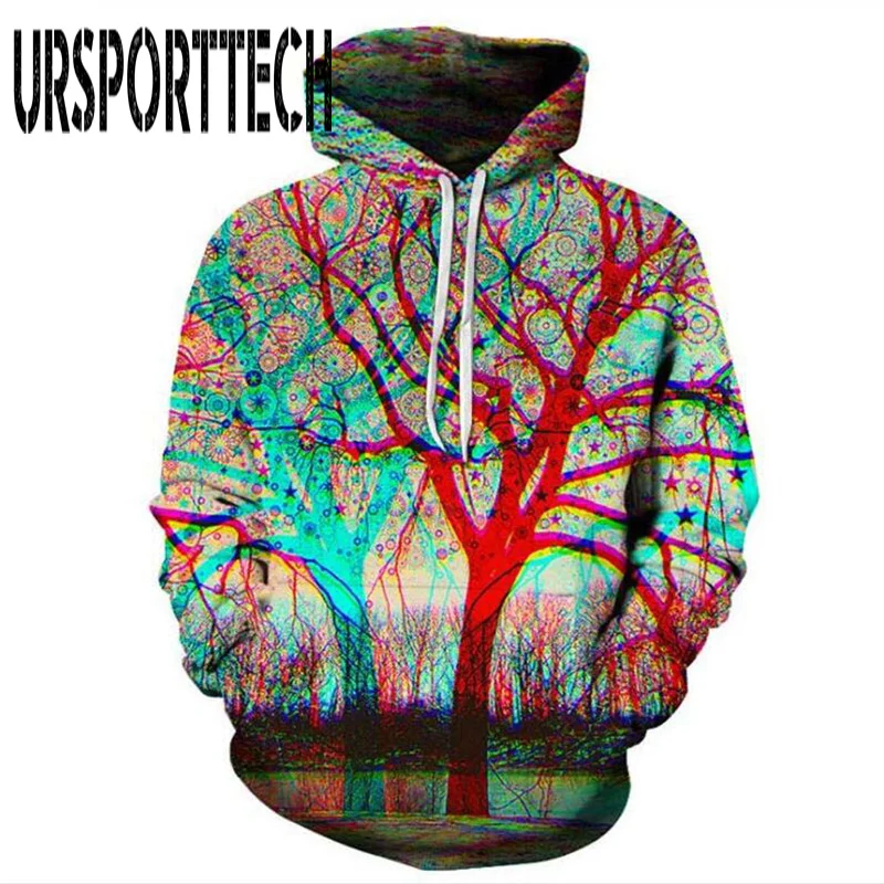 URSPORTTECH популярные модные повседневные мужские и женские 3D толстовки с принтом молочного космоса галактика толстовки с капюшоном унисекс Топы оптом размера плюс