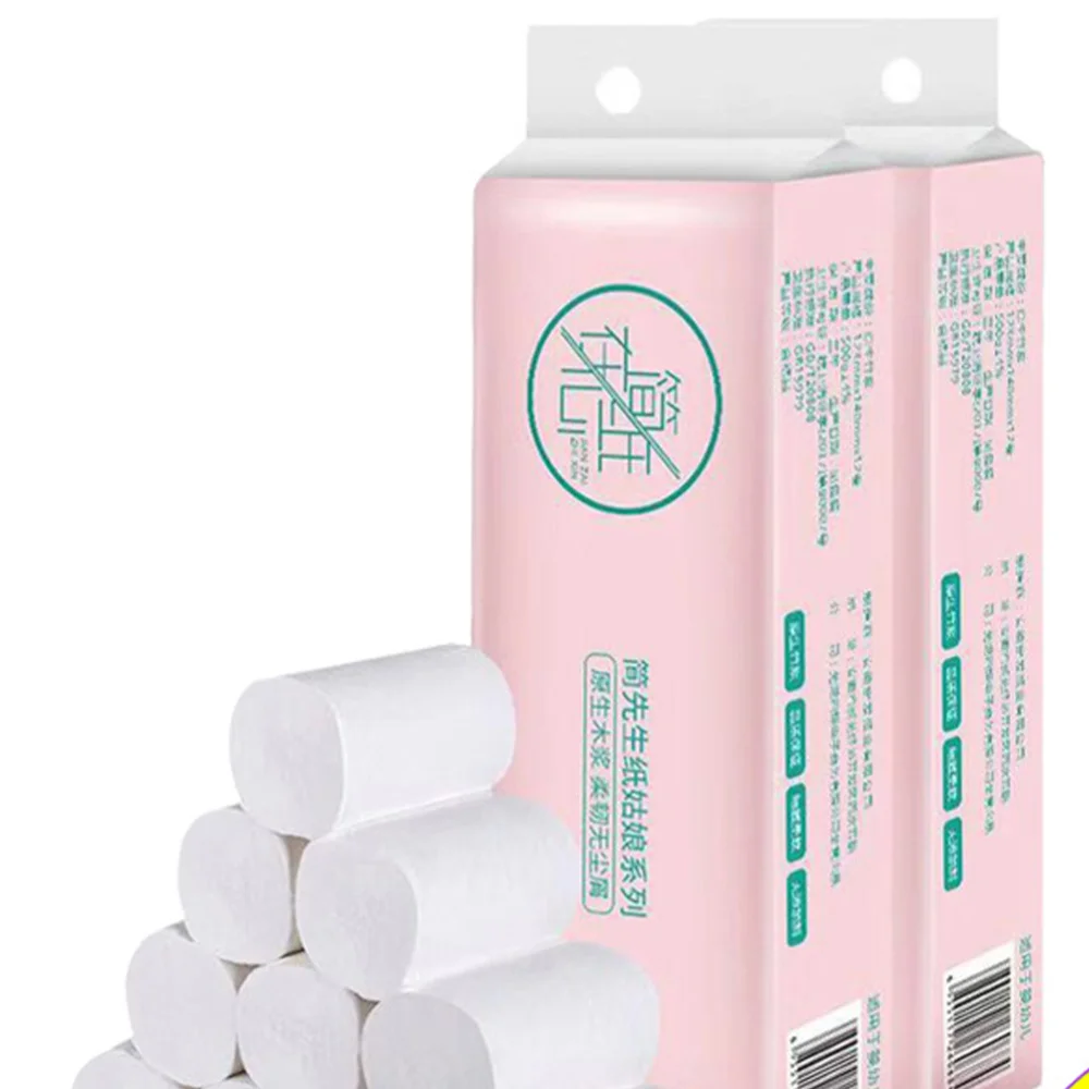 

1 Pack/12 Rolls Roll Paper Household for Home Office Workshop (White)