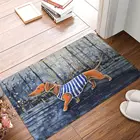 Такса, акварельный коврик для спальни, кухни, дома, гостиной, Забавный абсорбирующий напольный коврик для марионетки, коврик для ног