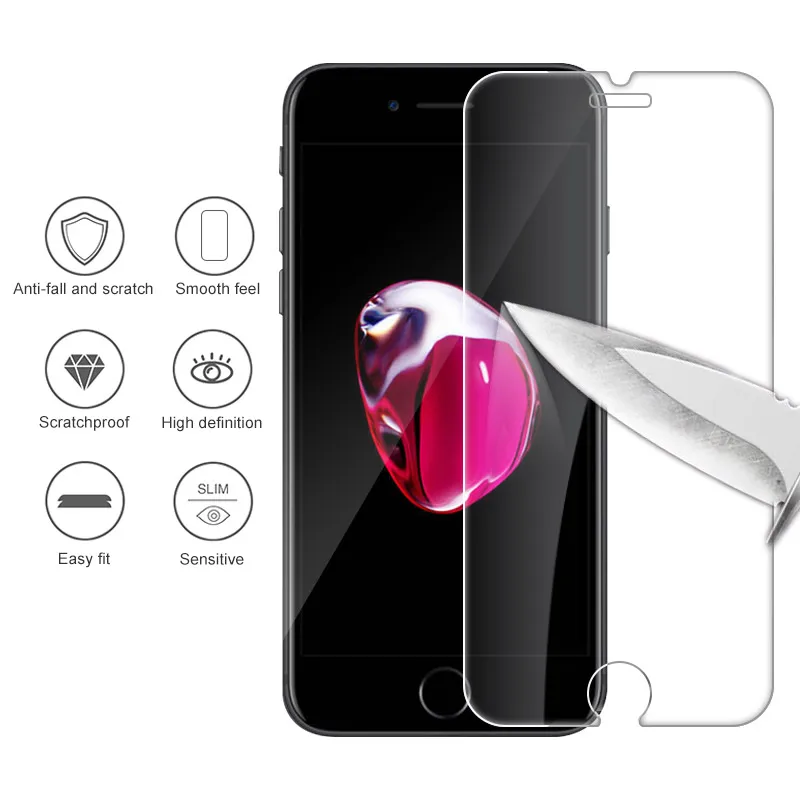 Прозрачное закаленное Стекло для iphone 6 5 2019 1 усиленная Защитная пленка экрана XS Max