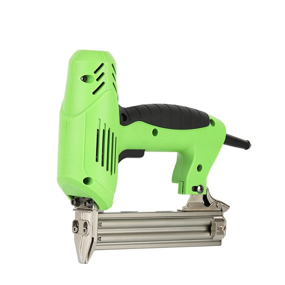 1800W Electric Nail Gun and Stapler Furniture Nail Gun Frame Woodworking Tools for Staples and Nails 220V Power Tools