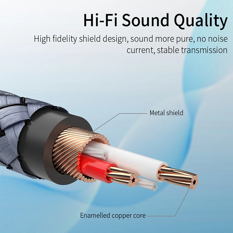 Essager RCA Cable HiFi Stereo 2RCA to 3.5mm Audio AUX Jack 3.5 Y Splitter for Amplifiers Home Theater | Электроника