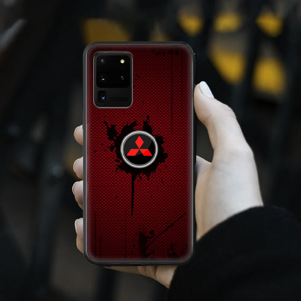 

evo Mitsubishi Car Phone Case cover hull For SamSung Galaxy S 5 6 7 8 9 10 20 Edge Plus E Lite Ultra black Waterproof Trend