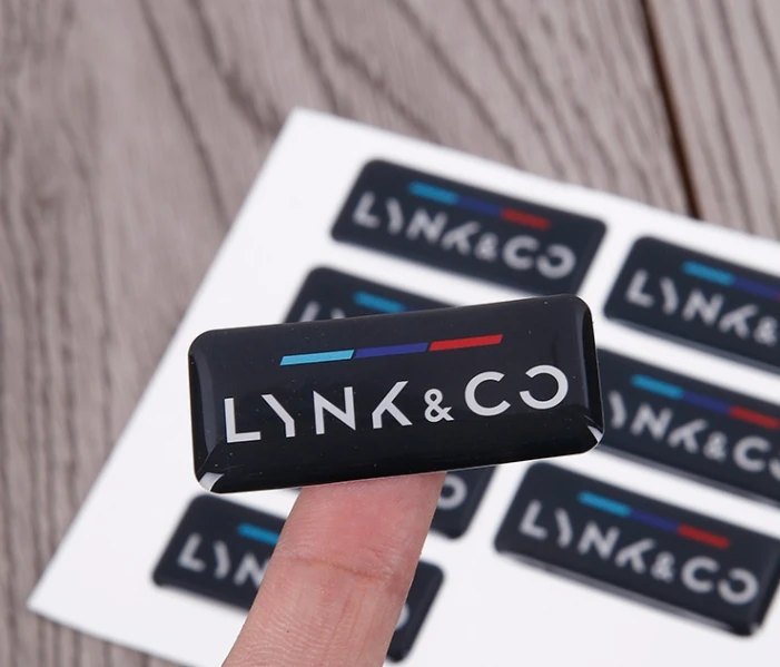 Пользовательские не пожелтевающие 3 м клейкие кристаллы 3D наклейки эпоксидная