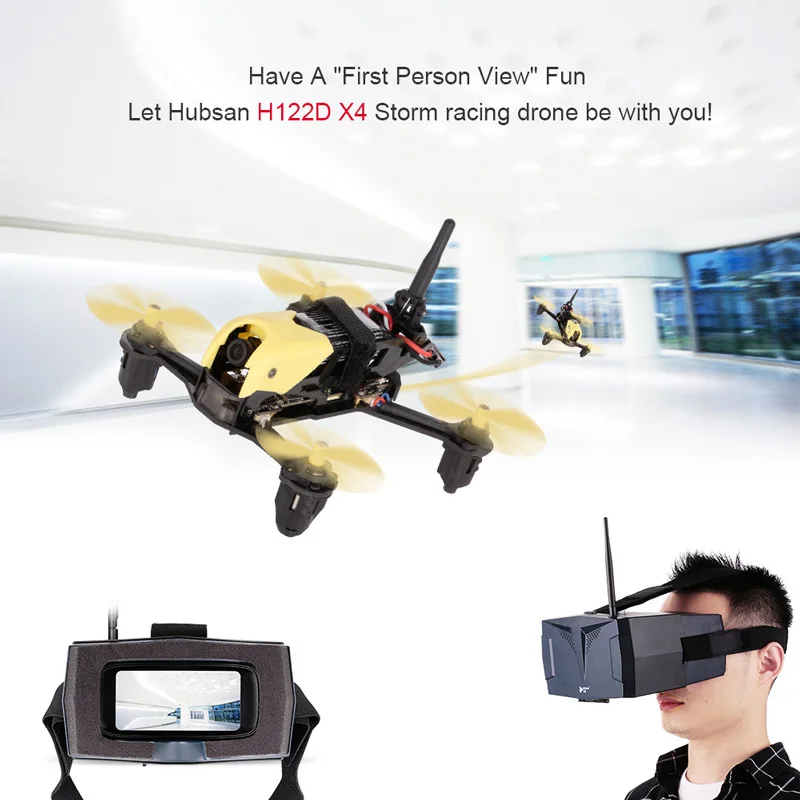 В наличии Hubsan H122D X4 дополнительный FPV Радиоуправляемый Дрон Квадрокоптер с